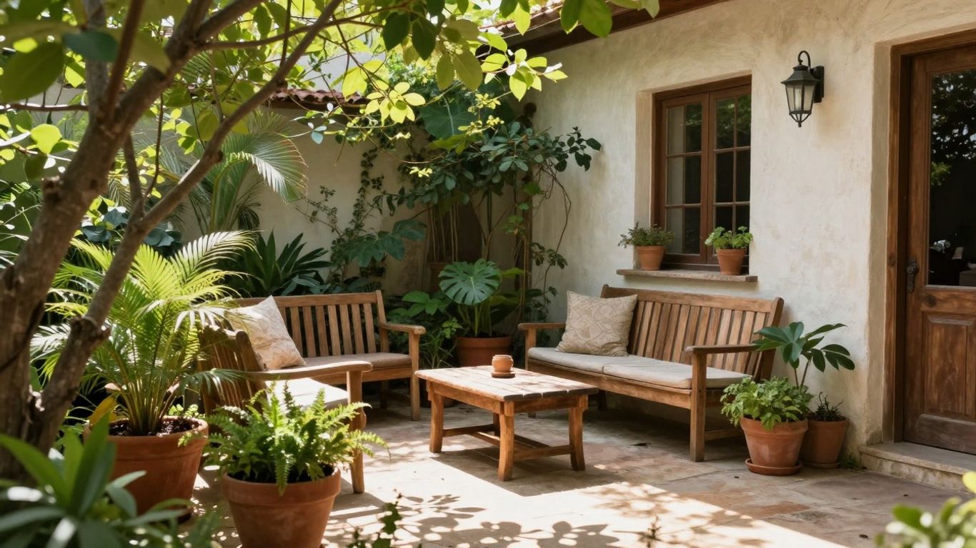 Pátio Pequeno Que Virou Paraíso | Transformação Rústica Barata