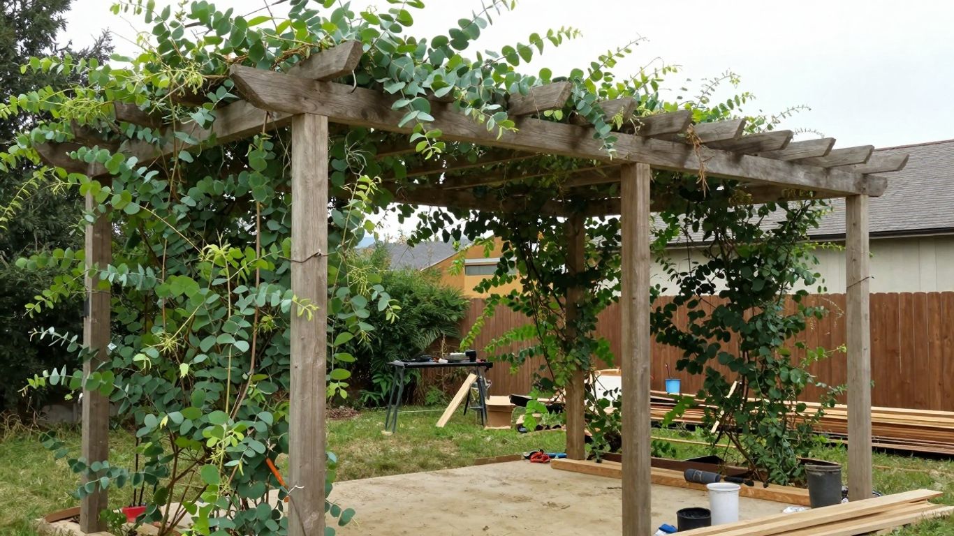 Faça Seu Próprio Pergolado de Eucalipto